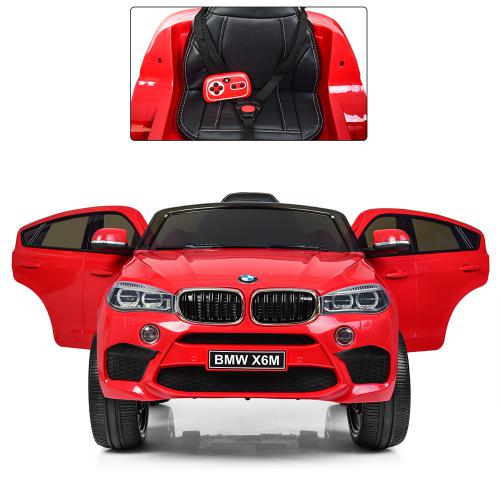 Дитячий електромобіль Bambi BMW X6M (MP3), червоний