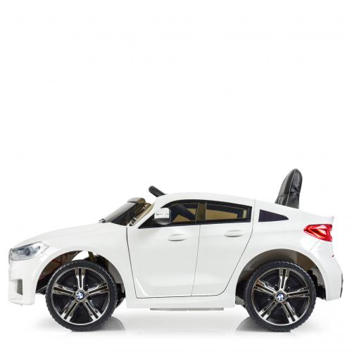 Детский электромобиль Bambi BMW 6 GT (MP3) с подсветкой, белый