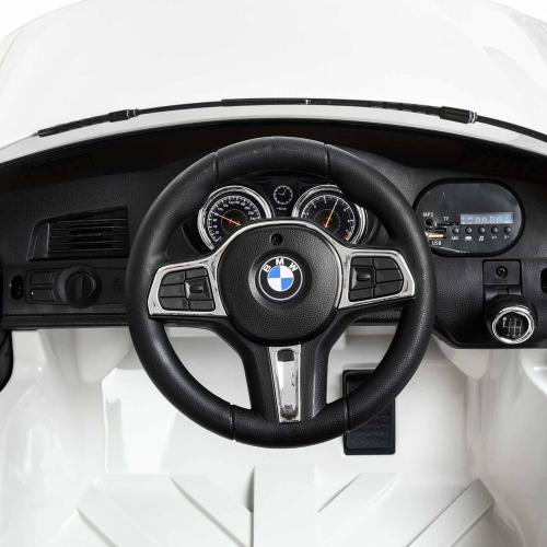 Детский электромобиль Bambi BMW 6 GT (MP3) с подсветкой, белый