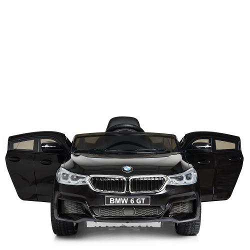 Дитячий електромобіль Bambi BMW 6 GT (MP3) з підсвіткою, чорний