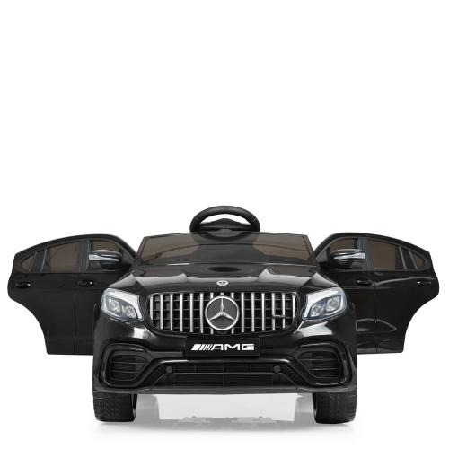 Детский полноприводный электромобиль Bambi Mercedes-Benz GLC 63S с автопокраской, черный