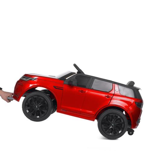 Дитячий повнопривідний електромобіль Bambi Land Rover Discovery Sport (MP3) з ручкою для транспортування та автофарбуванням, червоний