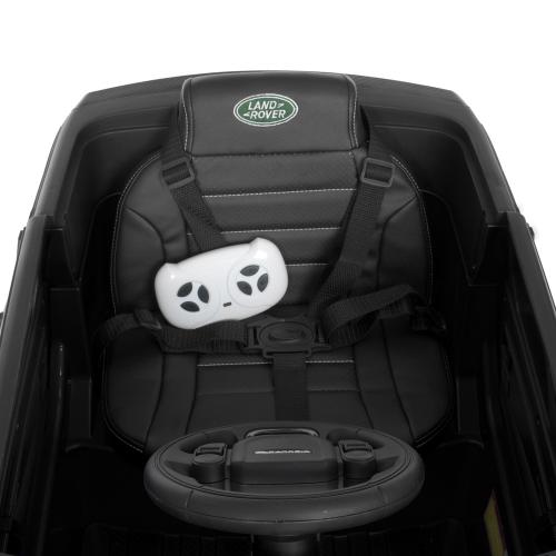 Дитячий повнопривідний електромобіль Bambi Land Rover Discovery Sport (MP3) з ручкою для транспортування та автофарбуванням, чорний