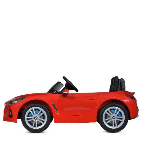 Дитячий двомісний електромобіль BMW Z4 Roadster (MP3) з кондиціонером та ручкою для транспортування, червоний
