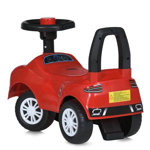 Дитячий толокар-каталка Super Car Speed з багажником, червоний