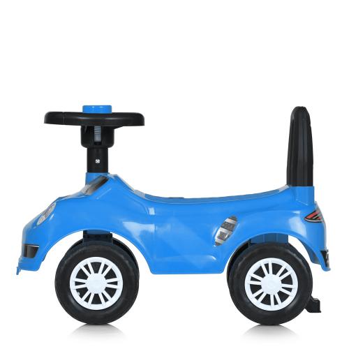 Дитячий толокар-каталка Bambi Super Car Speed з багажником, блакитний
