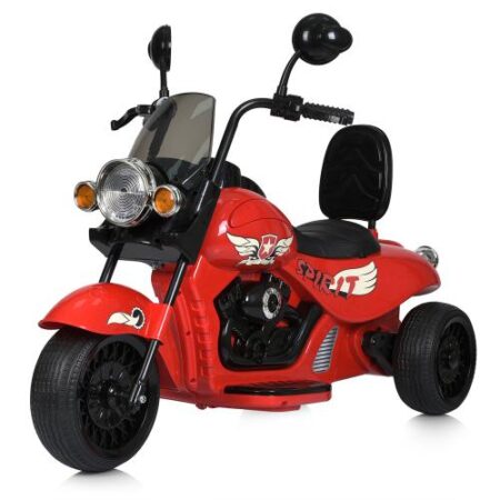 Дитячий електромотоцикл Chopper Spirit, червоний
