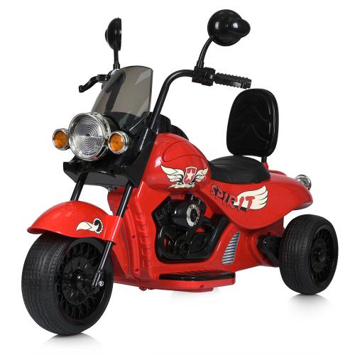 Дитячий електромотоцикл Chopper Spirit, червоний
