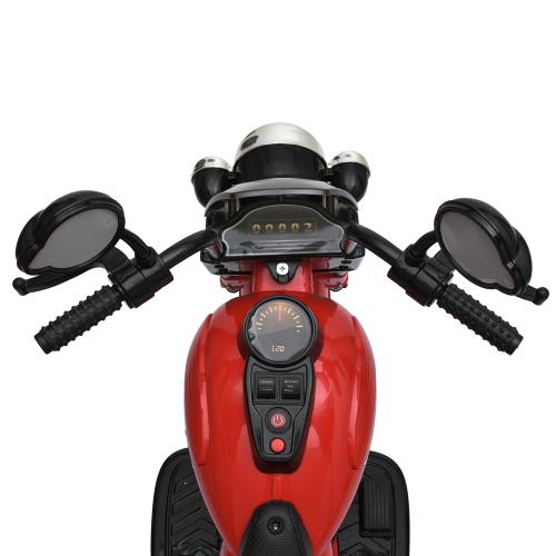 Дитячий електромотоцикл Chopper Spirit, червоний