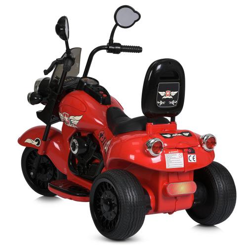 Дитячий електромотоцикл Chopper Spirit, червоний