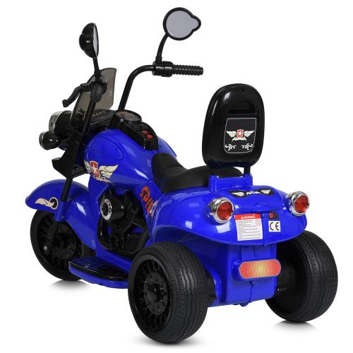 Дитячий електромотоцикл Chopper Spirit, синій