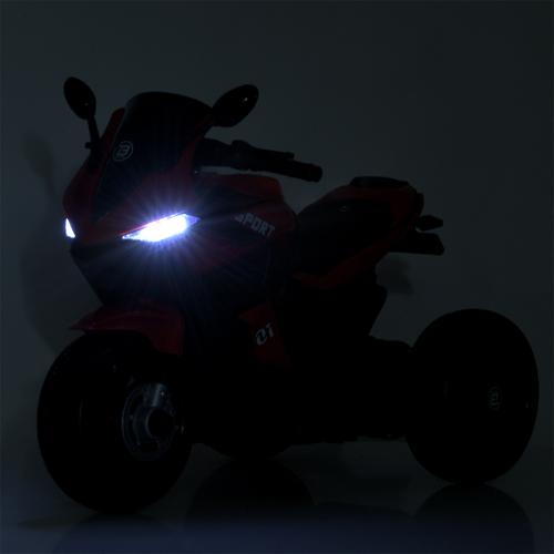 Дитячий триколісний електромотоцикл Bambi Sport, червоний