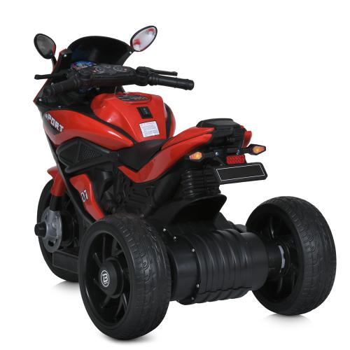 Дитячий триколісний електромотоцикл Bambi Sport, червоний