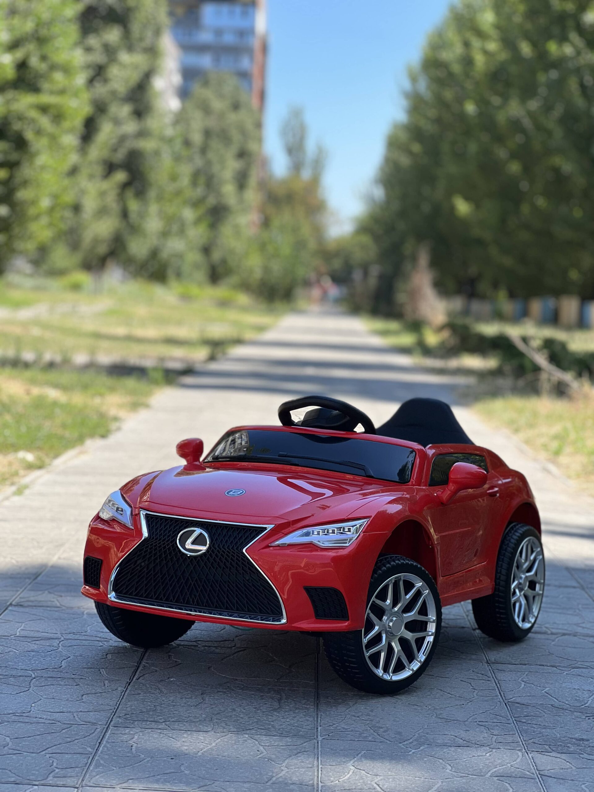 Дитячий повнопривідний електромобіль Bambi Lexus, червоний