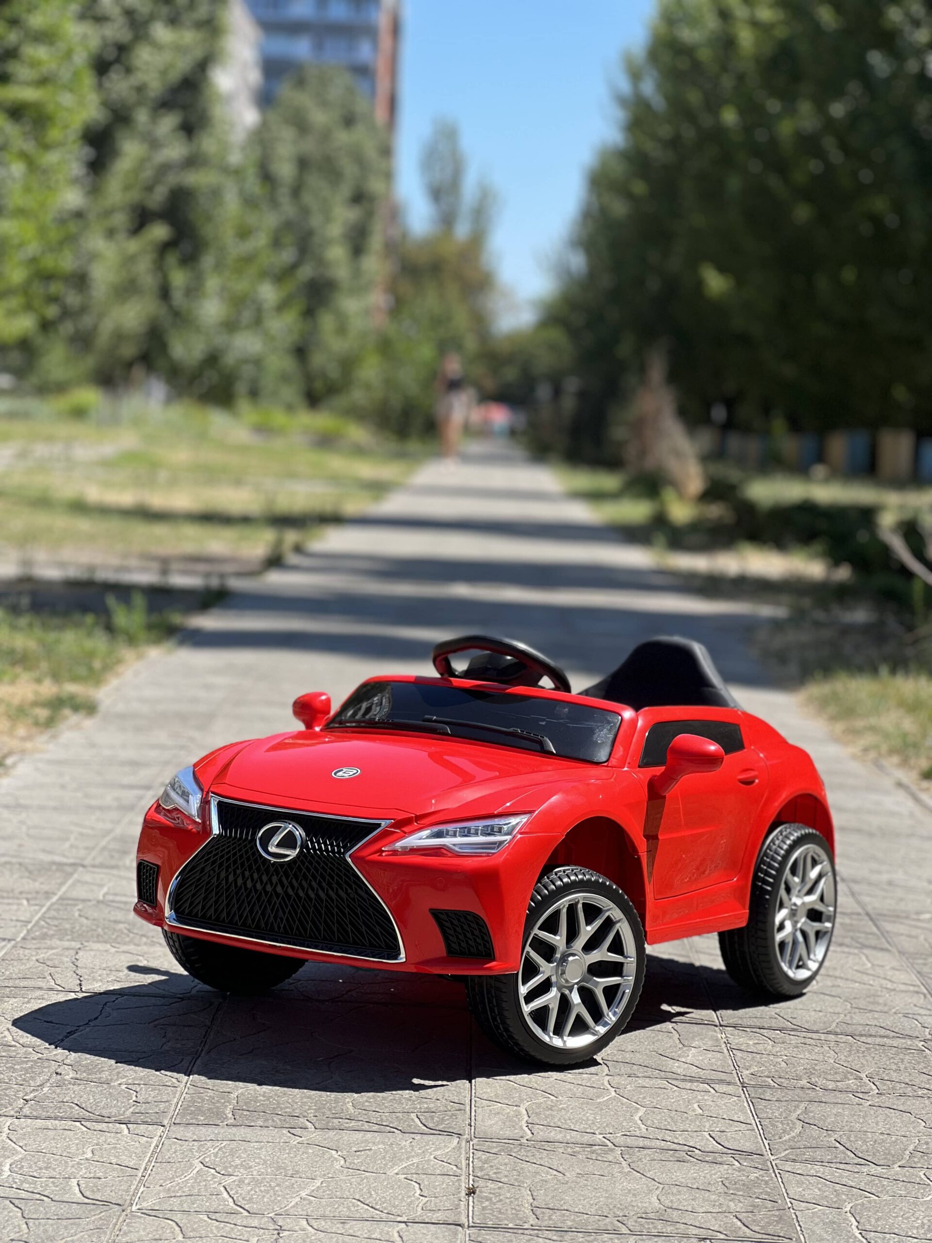 Дитячий повнопривідний електромобіль Bambi Lexus, червоний