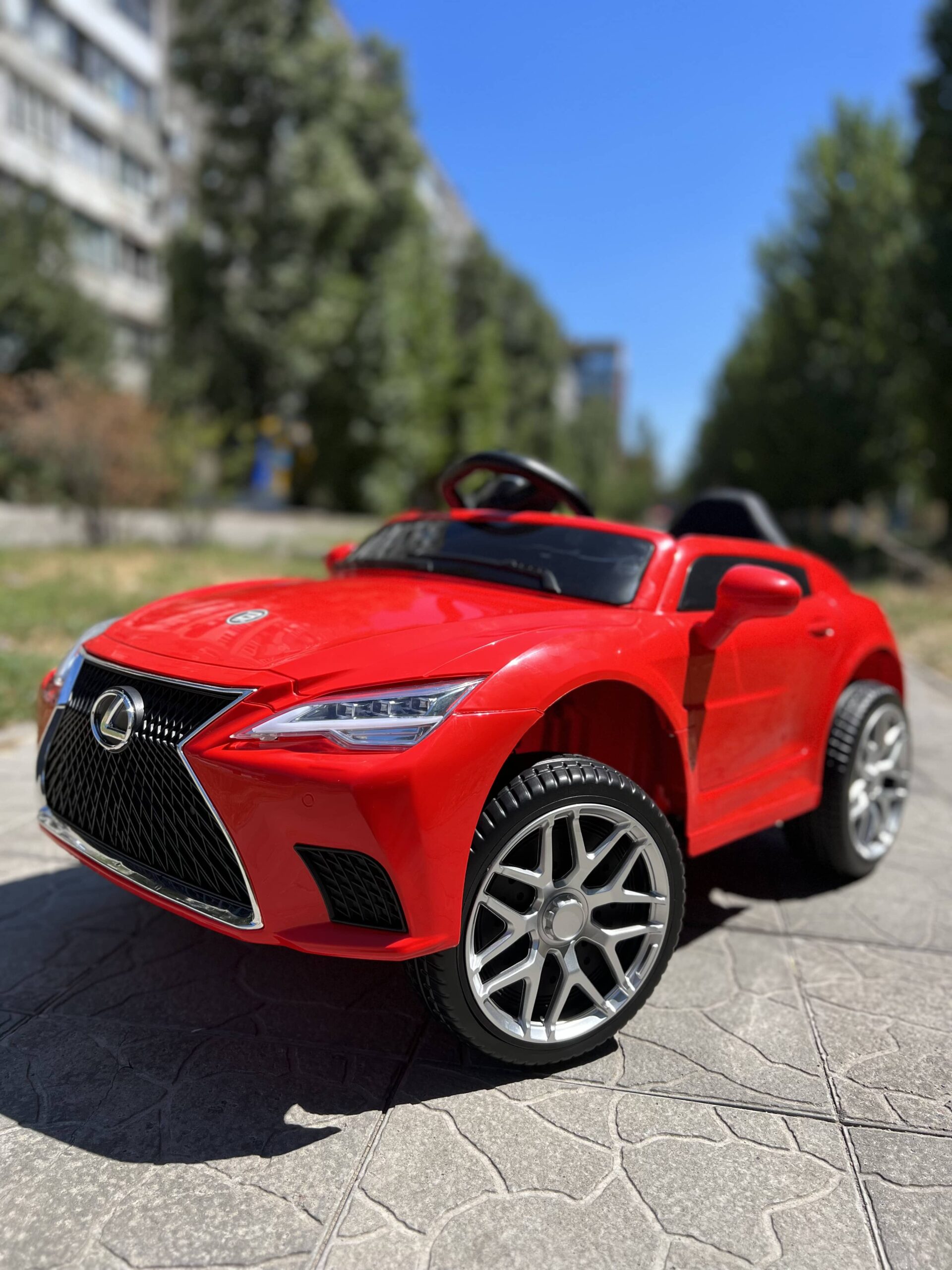 Дитячий повнопривідний електромобіль Bambi Lexus, червоний