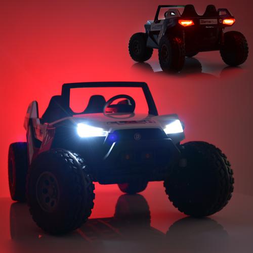 Дитячий двомісний повнопривідний електромобіль Bambi Buggy CLASH Strength 4x4 з кондиціонером, рожевий