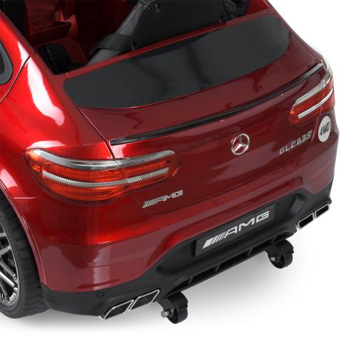 Дитячий повнопривідний електромобіль Bambi Mercedes-Benz GLC 63S з автофарбуванням, червоний