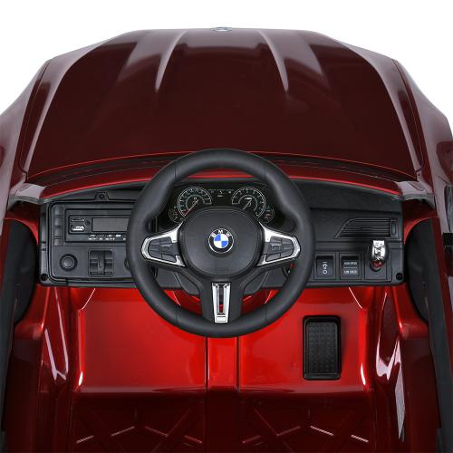 Дитячий електромобіль Bambi BMW M5 СS (MP3) з додатковими коліщадками, ручкою для транспортування та автофарбуванням, червоний
