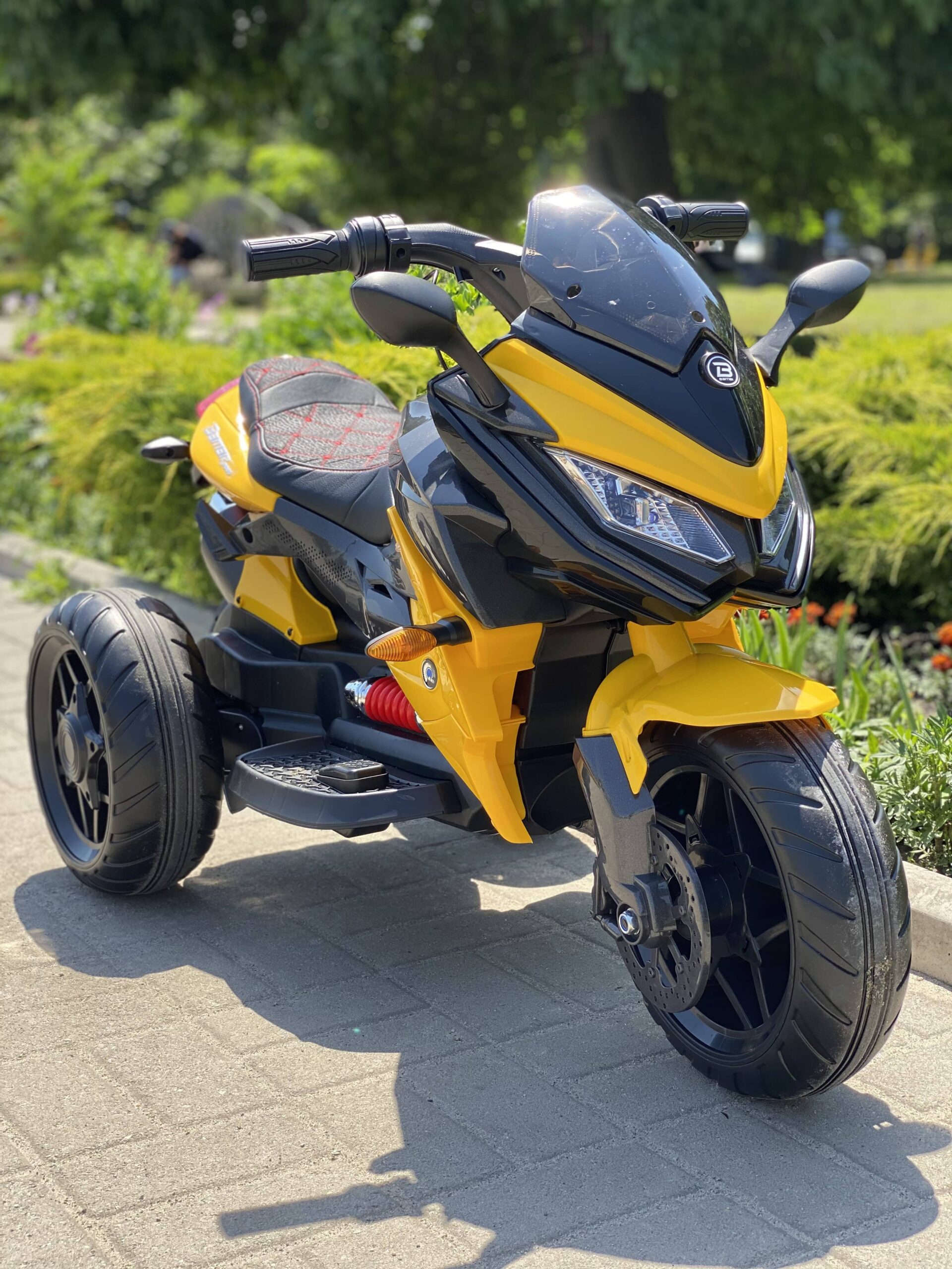 Дитячий електромотоцикл Bambi Racer BMW COMFORT триколісний