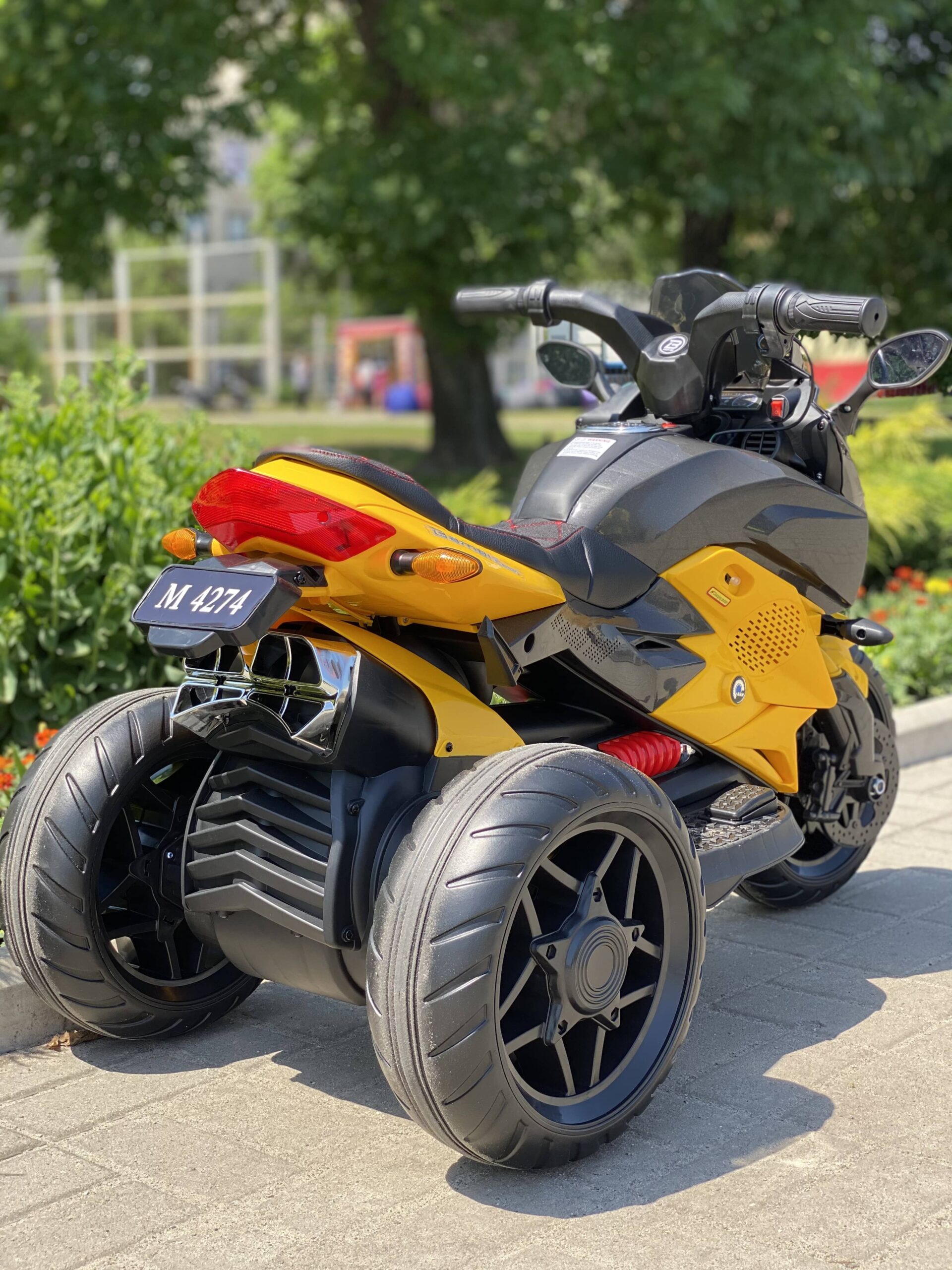 Дитячий електромотоцикл Bambi Racer BMW COMFORT триколісний