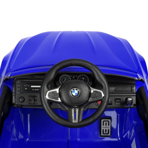 Дитячий електромобіль Bambi BMW M5 CS (MP3) з додатковими коліщадками та ручкою для транспортування, синій