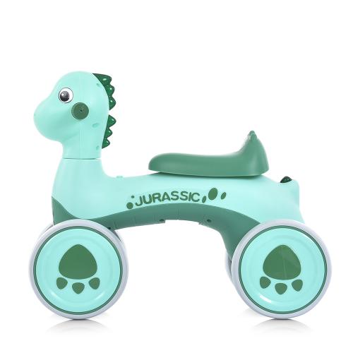 Дитячий толокар-біговел Jurassic Dino з підсвіткою, зелений