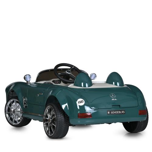 Дитячий повнопривідний електромобіль Bambi Mercedes-Benz 300 SL Gullwing (MP3) з автофарбуванням, зелений