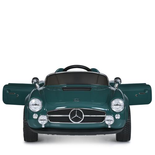 Дитячий повнопривідний електромобіль Bambi Mercedes-Benz 300 SL Gullwing (MP3) з автофарбуванням, зелений