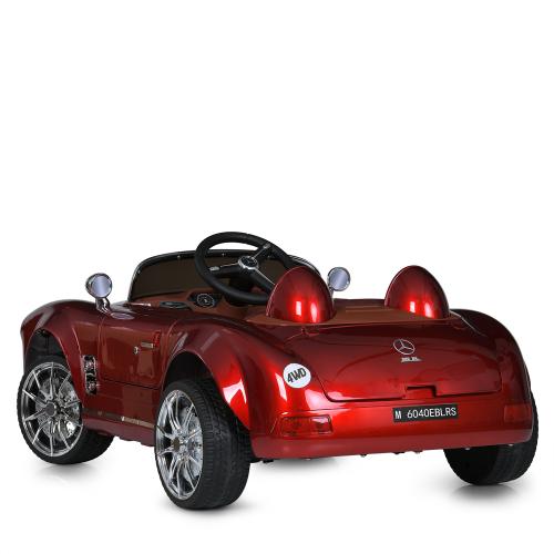 Дитячий повнопривідний електромобіль Bambi Mercedes-Benz 300 SL Gullwing (MP3) з автофарбуванням, червоний