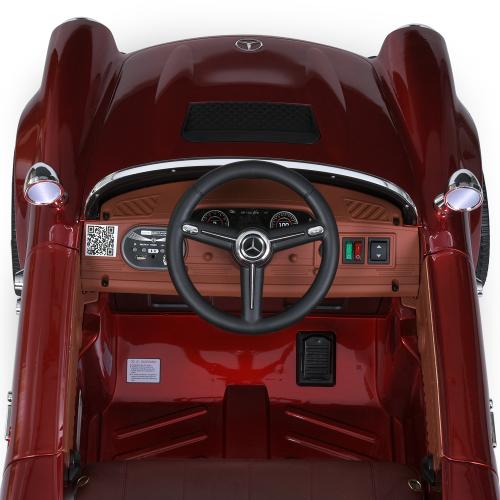 Дитячий повнопривідний електромобіль Bambi Mercedes-Benz 300 SL Gullwing (MP3) з автофарбуванням, червоний