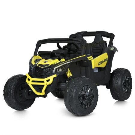 Дитячий повнопривідний електромобіль Bambi Baggy Can-Am Rotax, жовтий