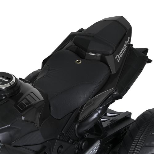 Дитячий триколісний електромотоцикл Yamaha R1 (MP3) з автофарбуванням, чорний