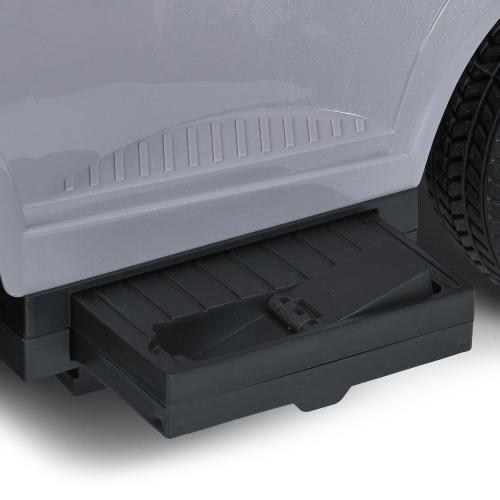 Дитячий толокар-електромобіль Bambi Toyota Land Cruiser 300 (MP3) з батьківською ручкою та пультом керування, сірий