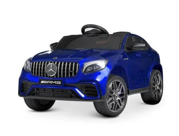 Дитячий повнопривідний електромобіль Bambi Mercedes-Benz GLC 63S з автофарбуванням, синій
