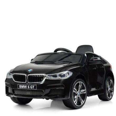 Дитячий електромобіль Bambi BMW 6 GT (MP3) з підсвіткою, чорний