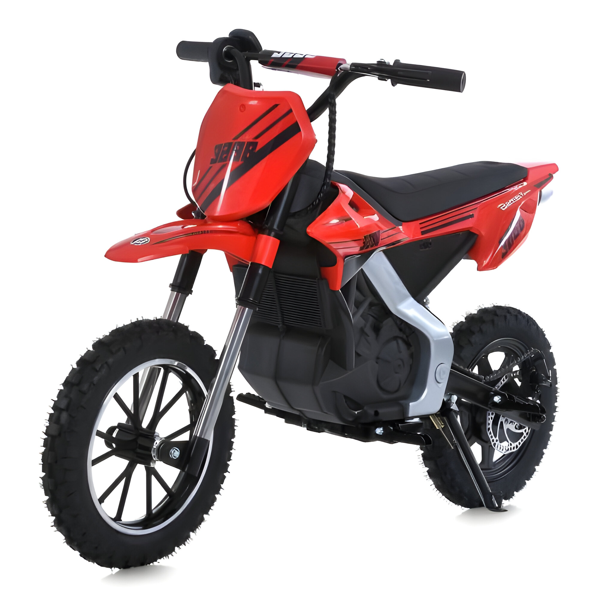 Дитячий кроссовий електромотоцикл Bambi, з мотором 350W, червоний