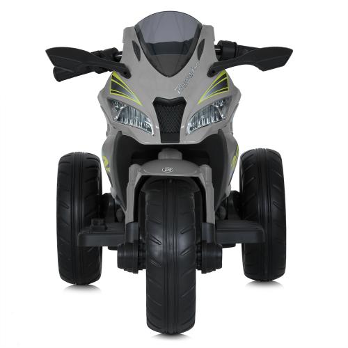 Дитячий триколісний електромотоцикл ZX-10R (MP3), сірий