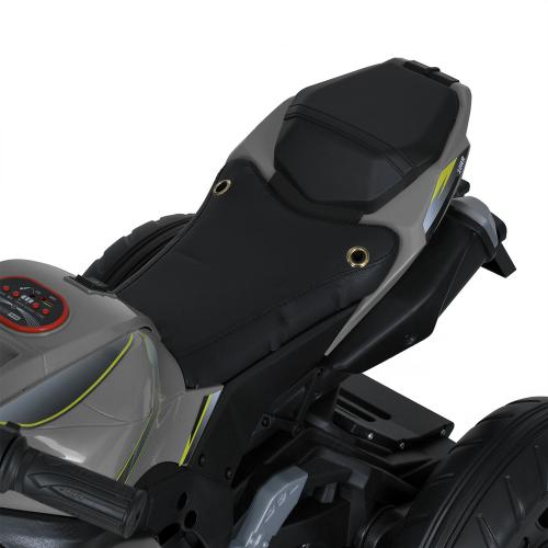 Дитячий триколісний електромотоцикл ZX-10R (MP3), сірий