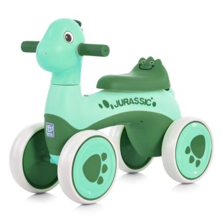 Дитячий толокар-біговел Jurassic Dino з підсвіткою, зелений