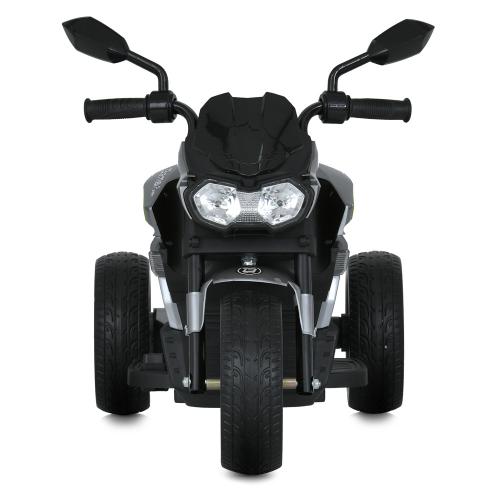 Дитячий триколісний електромотоцикл MOTOR (MP3) з автофарбуванням, сірий