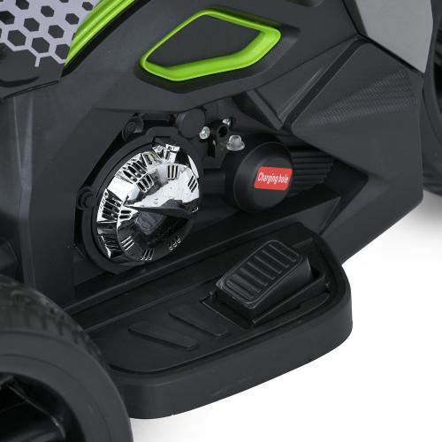 Дитячий триколісний електромотоцикл MOTOR (MP3) з автофарбуванням, сірий