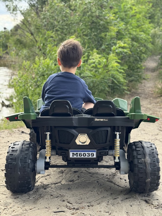 Дитячий електромобіль Bambi Buggy Dune Racing (MP3), зелений