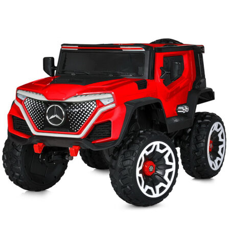 Дитячий повнопривідний електромобіль Bambi Mercedes-Benz 4х4 FOTURE, червоний