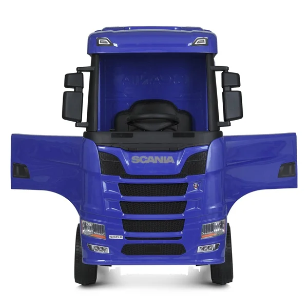 Дитячий електромобіль вантажівка Bambi SCANIA 500R (MP3), синій