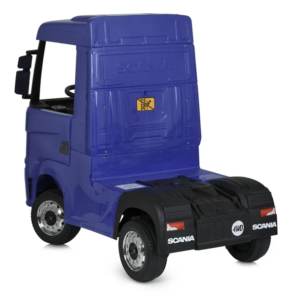 Дитячий електромобіль вантажівка Bambi SCANIA 500R (MP3), синій