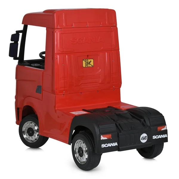 Дитячий електромобіль вантажівка Bambi SCANIA 500R (MP3), червоний