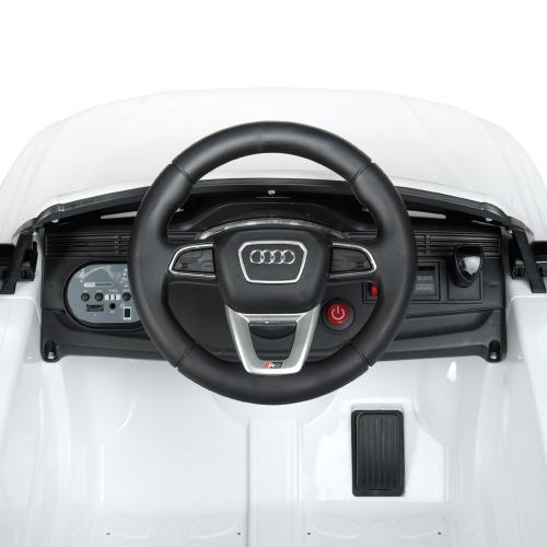 Дитячий електромобіль з пультом керування Bambi Audi RS Q8, білий