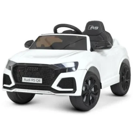 Дитячий електромобіль з пультом керування Bambi Audi RS Q8, білий