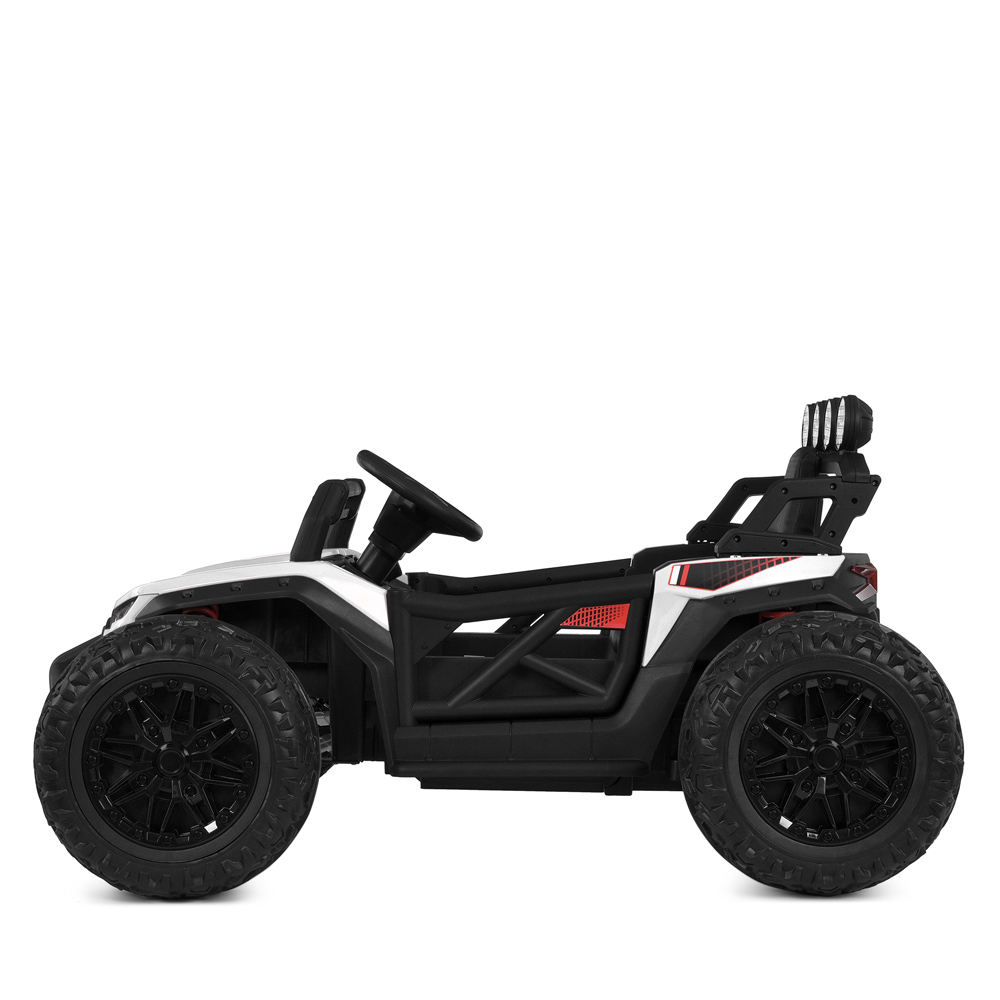 Дитячий електромобіль Bambi Buggy Power Sport, повнопривідний, білий